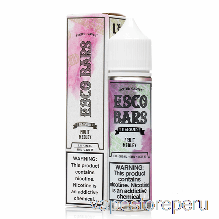 Vape Sin Nicotina Peru Fruit Popurrí - Barras Esco - 60ml 12mg